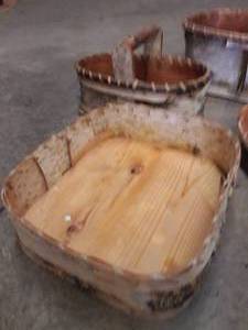 WOW Fantastic Set Of Primitive&nbspNative American Indian Birch Bark Baskets&nbspDecor Pieces in Great Shape