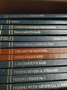 Large Lot Of Educational Sportsman Illustrated Books Mostly On Fish &amp Fishing - Hunting Too Great Collection