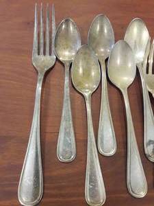 Vintage Antique Silver-plated Utensils and Cutlery LOOK