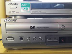SONY DVP-NS425P CDDVD Player and SONY SLV-D300P DVDVHS Player With Remotes Tested Both Working Great