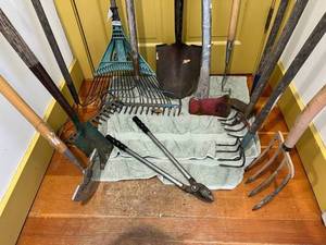 Various Lawn Clean-up Utility Tools