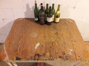 Antique Table In Basement 2 foot by 3 foot - Was Used As A Crafting Table