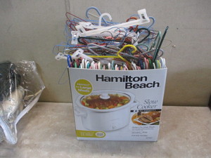 Large Box of clothing hangers