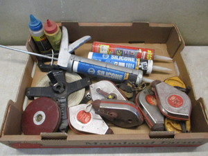 Lot of 100s tapes and caulk