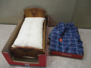 American girl doll size bed and bedding