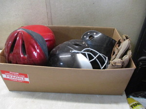 Sporting goods and helmets