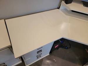 lot 21 image: Pottery Barn Home Office Desk