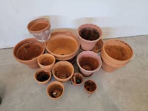 lot 137 image: Clay Pots Variety Pack