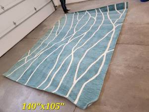 lot 115 image: Blue Safari Area Rug by Rugs as Art