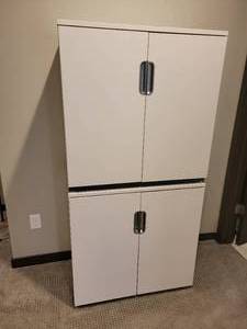 lot 40 image: Stackable Storage Cabinets