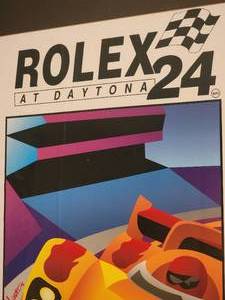 lot 66 image: Collectible 1997 Ray Masters Rolex 24 at Daytona Poster