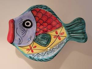 lot 74 image: Florida Chic Fish Wall-Hangings