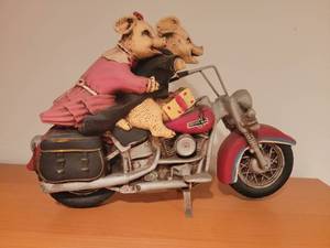 lot 78 image: Wild Hogs Biker Sculpture