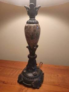 lot 87 image: Contemporary Candle Stick Table Lamp