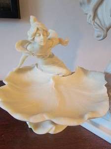 lot 55 image: Romantic Ethereal Female Statues