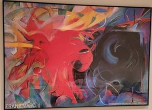 lot 148 image: Franz Marc Framed Musuem Poster