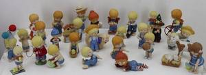 Enesco Country Cousins Porcelain Figurines