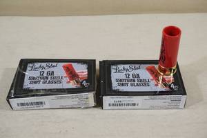Lucky Shot 12 Ga Shotgun Shell Shot Glasses