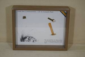 Vintage Colt 1911 Commemorative Battle of Marne Factory Preservation Display Case