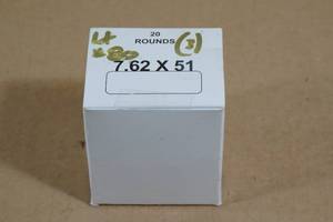 20 Reloaded 7.62 x 51 (.308) 150 Gr FMJ Ammo