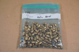 155 9mm .355 165 Gr Brass Jacketed HP Bullets