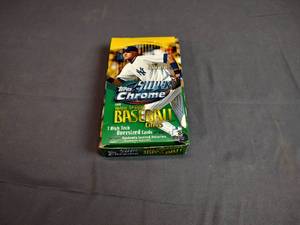 lot 16 image: Opened Box of Topps Super Chrome