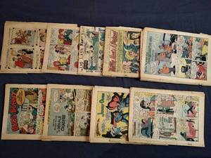lot 52 image: Vintage Comics with No Covers