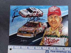 lot 57 image: 3 Bobby Allison Autographed Card