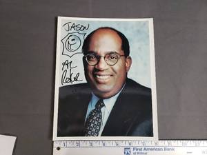lot 68 image: Al Roker Autographed Photo