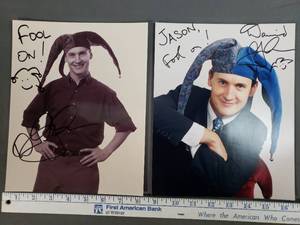 lot 73 image: 2 The Motley Fool Autographed Photo