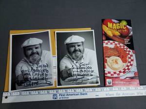 lot 75 image: Chef Paul Signed Photos