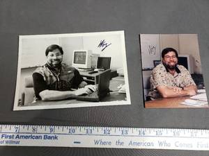 lot 84 image: Steve Wozniak Signed Photos