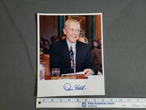 lot 99 image: Orrin Hatch Signed Photo