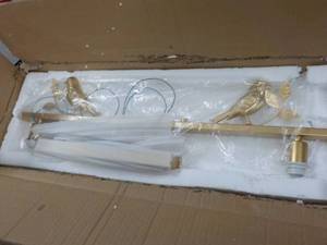 Gold Tone Bird Accent Light Fixture...