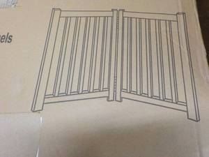 Classic Wooden Pet Gate 2 Panels...
