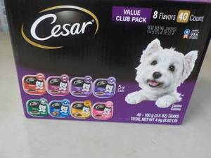 Case of 40 Cesar Trays Canine Cuisi...