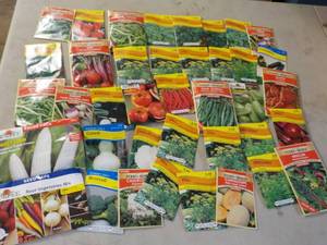 40 Vegetable Seed Packets...