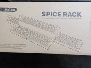 MIGoo Expandable Spice Metal Rack...