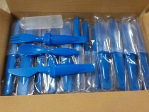 Case of 50 Royal Blue Cuttery Sets...