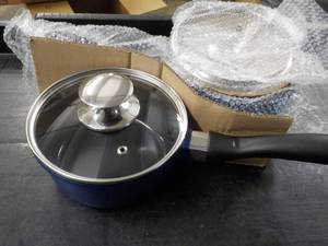 2 - 1.25 qt Ceramic Sauce Pans with...