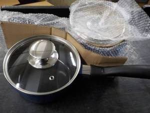 2 - 1.25 qt Ceramic Sauce Pans with...
