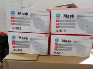 4 Boxes 50 Count each KN 95 Masks...