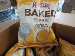 Case of Ruffles Baked Cheddar and S...