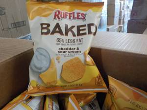 Case of Ruffles Baked Cheddar and S...