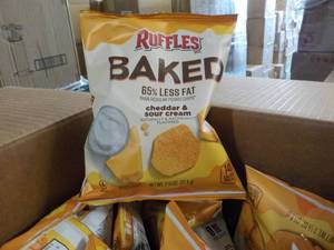 Case of Ruffles Baked Cheddar and S...