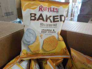 Case of Ruffles Baked Cheddar and S...