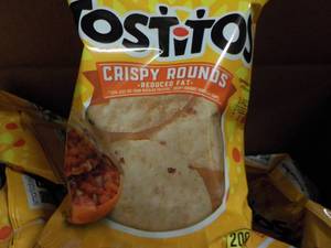 Case of Tostitos Crispy Rounds...
