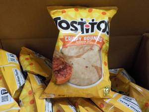 Case of Tostitos Crispy Rounds...