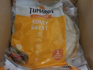 Case of 6 Tumaros Honey Wheat Wrap...