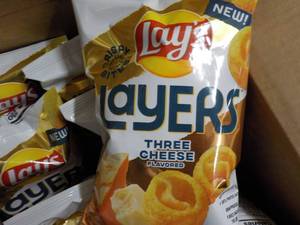 Case of Lays Layer Three Cheese Chi...